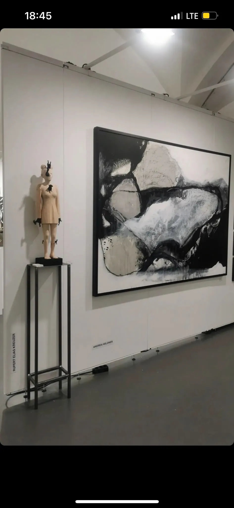 Arbeiten von Rupert Elias Kreuzer auf der Art Muc 2022